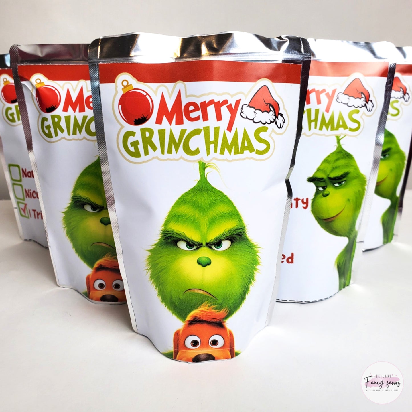 Grinchmas Christmas Caprisuns label Template, Caprisun template, Juice label Digital File