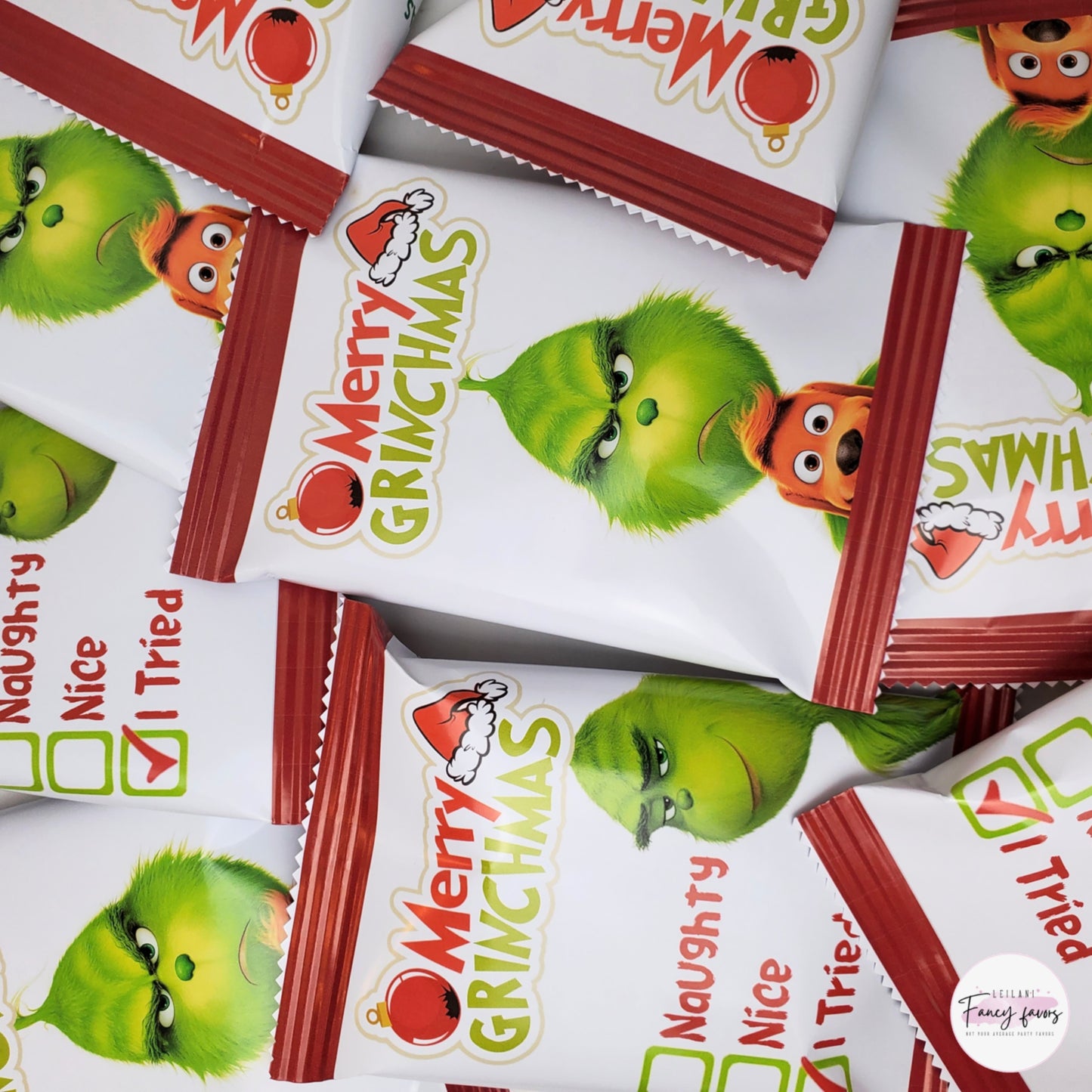 Grinchmas Christmas Chip Bag label Template, Chip bag Customizable template, Personalized chip bag Digital File